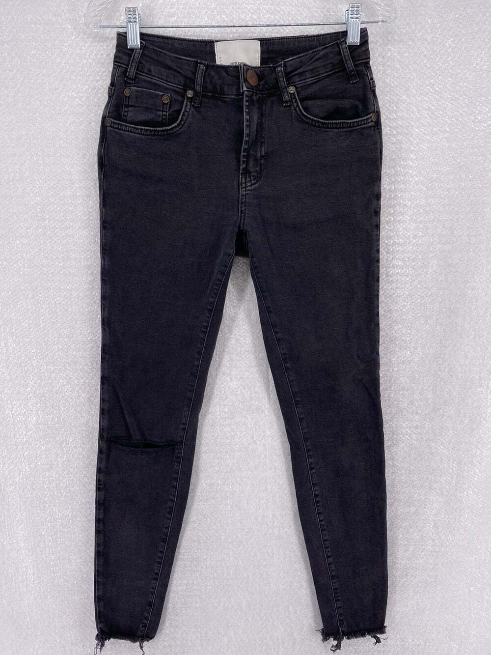 One Teaspoon Black High Waist Skinny Freebirds II Stretch Jeans Womenâs Size 25